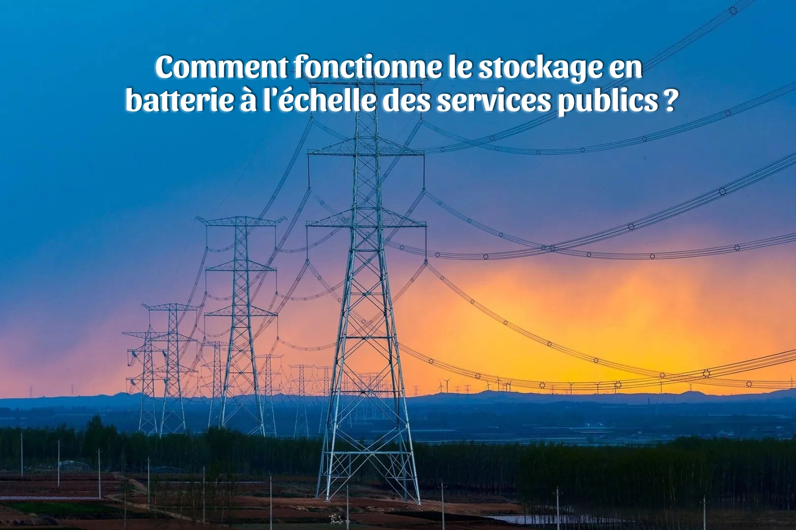 Comment fonctionne le stockage en batterie à l'échelle des services publics ?