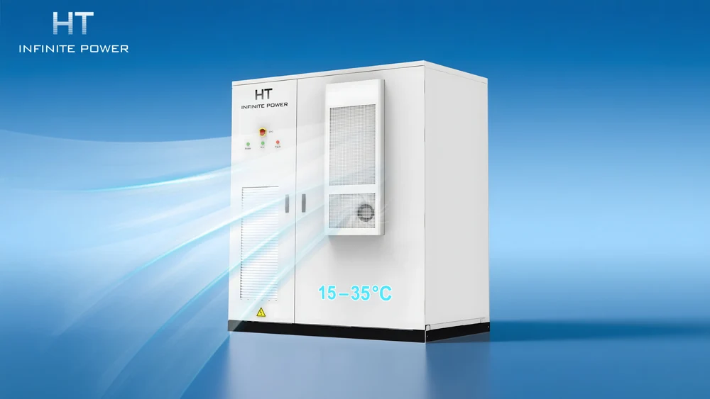 De koel functie van het InfinitePower industriële en commerciële energieopslagsysteem