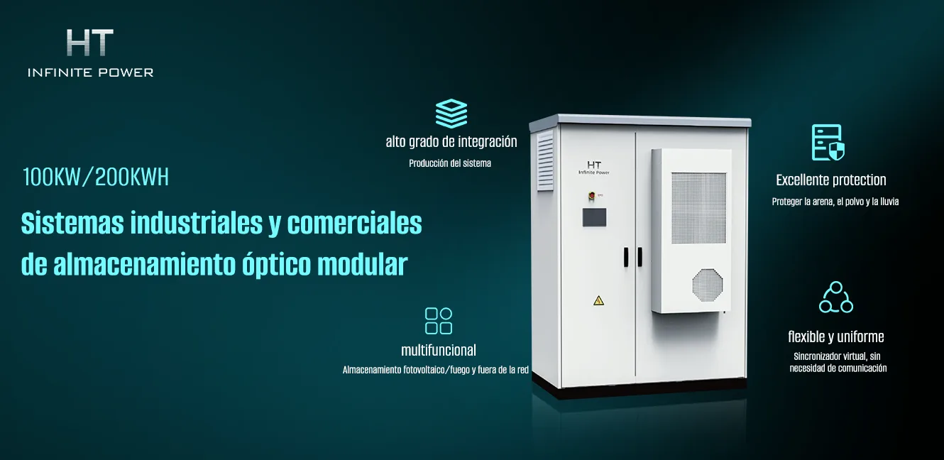 Sistema de almacenamiento de energía industrial y comercial