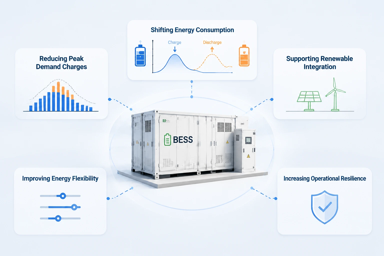The objective of the battery energy storage system design