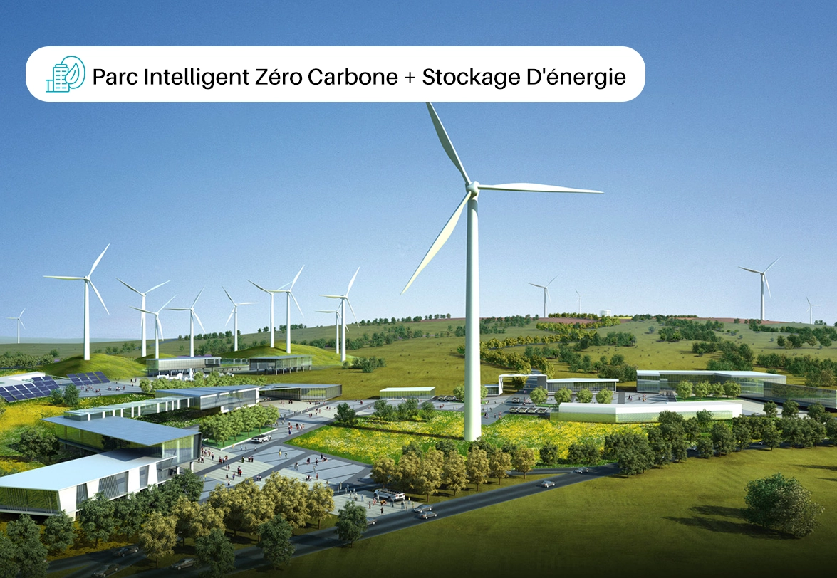 Parc intelligent zéro carbone + stockage d'énergie