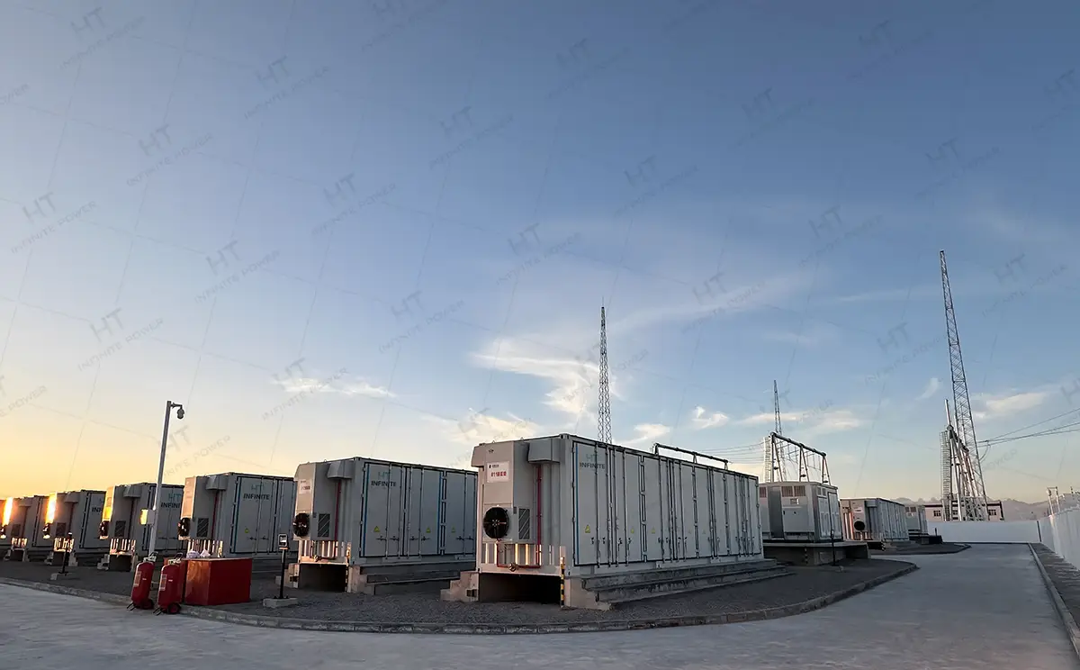 HT INFINITEPOWR Vloeistofgekoelde energieopslagcontainer toepassingslocatie