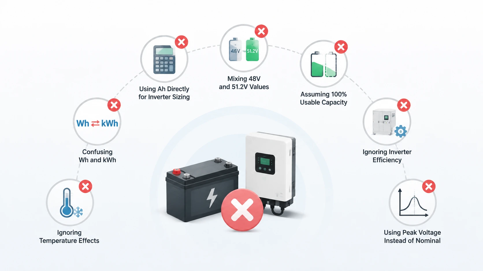 Common Mistakes in Ah → kWh Conversion