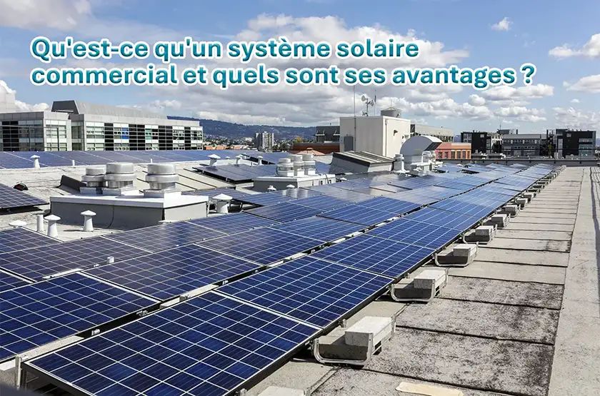 Qu'est-ce qu'un système d'énergie solaire commercial et quels sont ses avantages ?