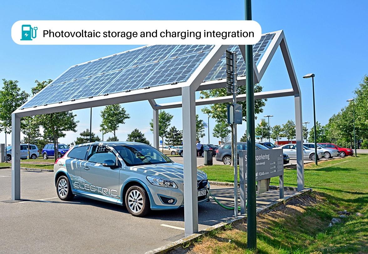 Photovoltaic storage and charging integration