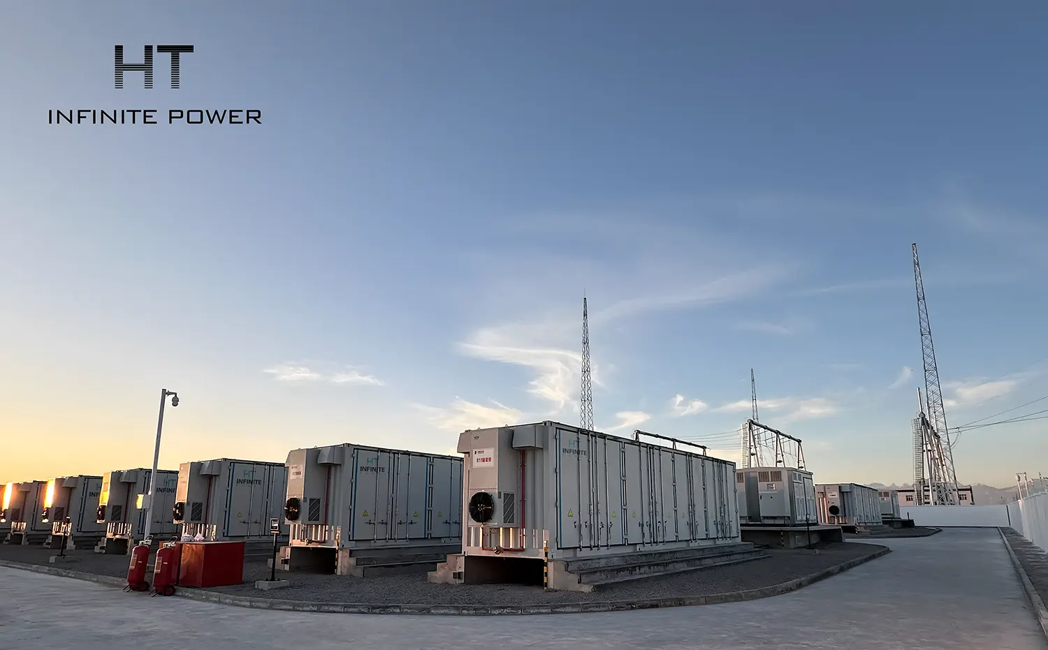 The on-site of the energy storage project of InfinitePower Company