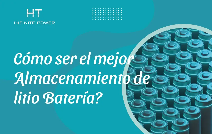 ¿Cómo almacenar mejor las baterías de litio?
