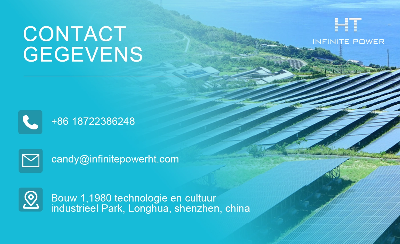 ht infinite power contactinformatie leverancier energieopslagcontainers