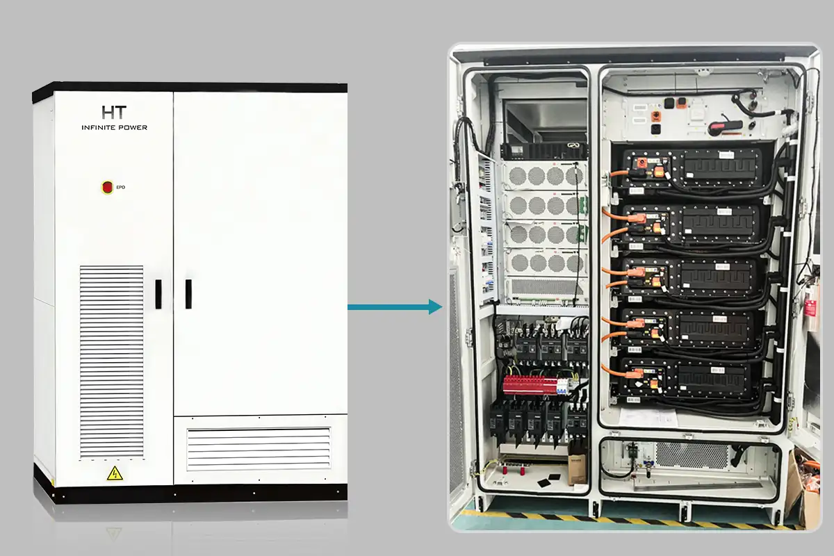 Système de stockage d'énergie refroidi par liquide 233kwh ht infinitepower