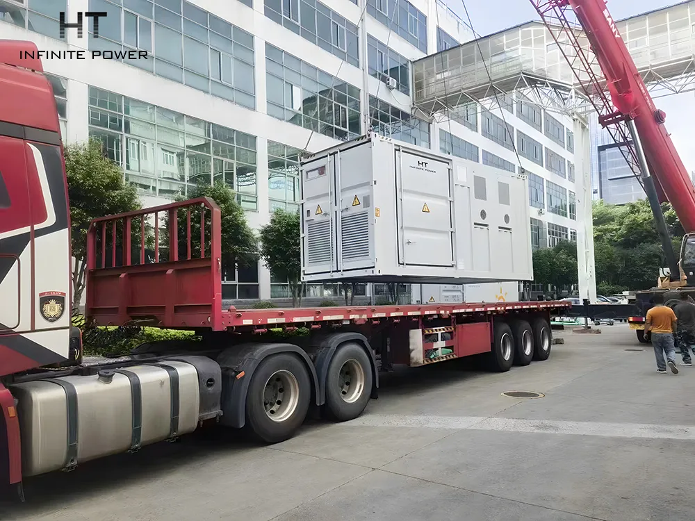 Conteneurs de stockage d'énergie pour le transport