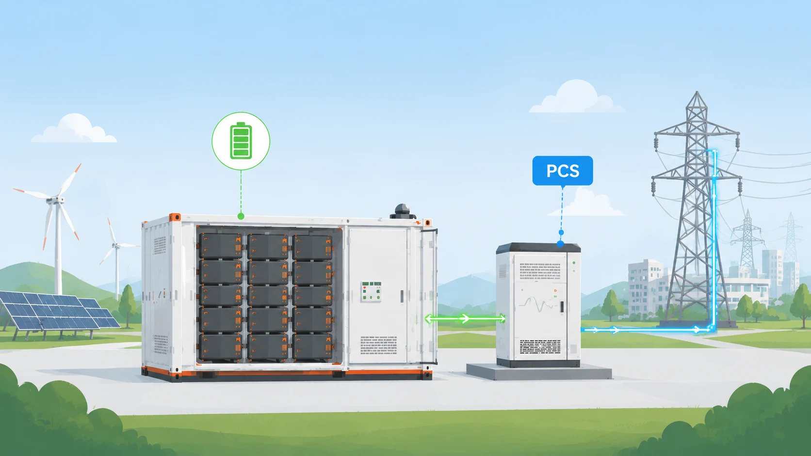 Le rôle du PCS dans le système de stockage d’énergie