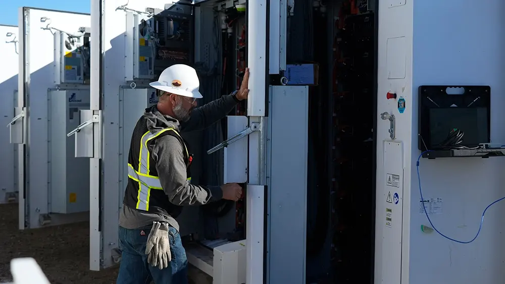 Energy storage station maintenance