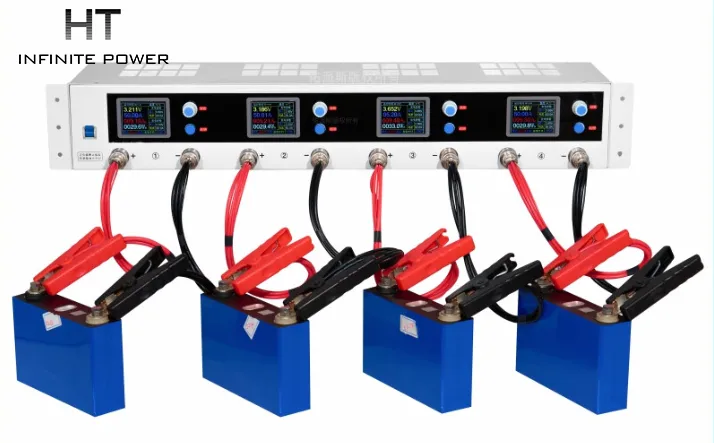 The lithium battery is charged