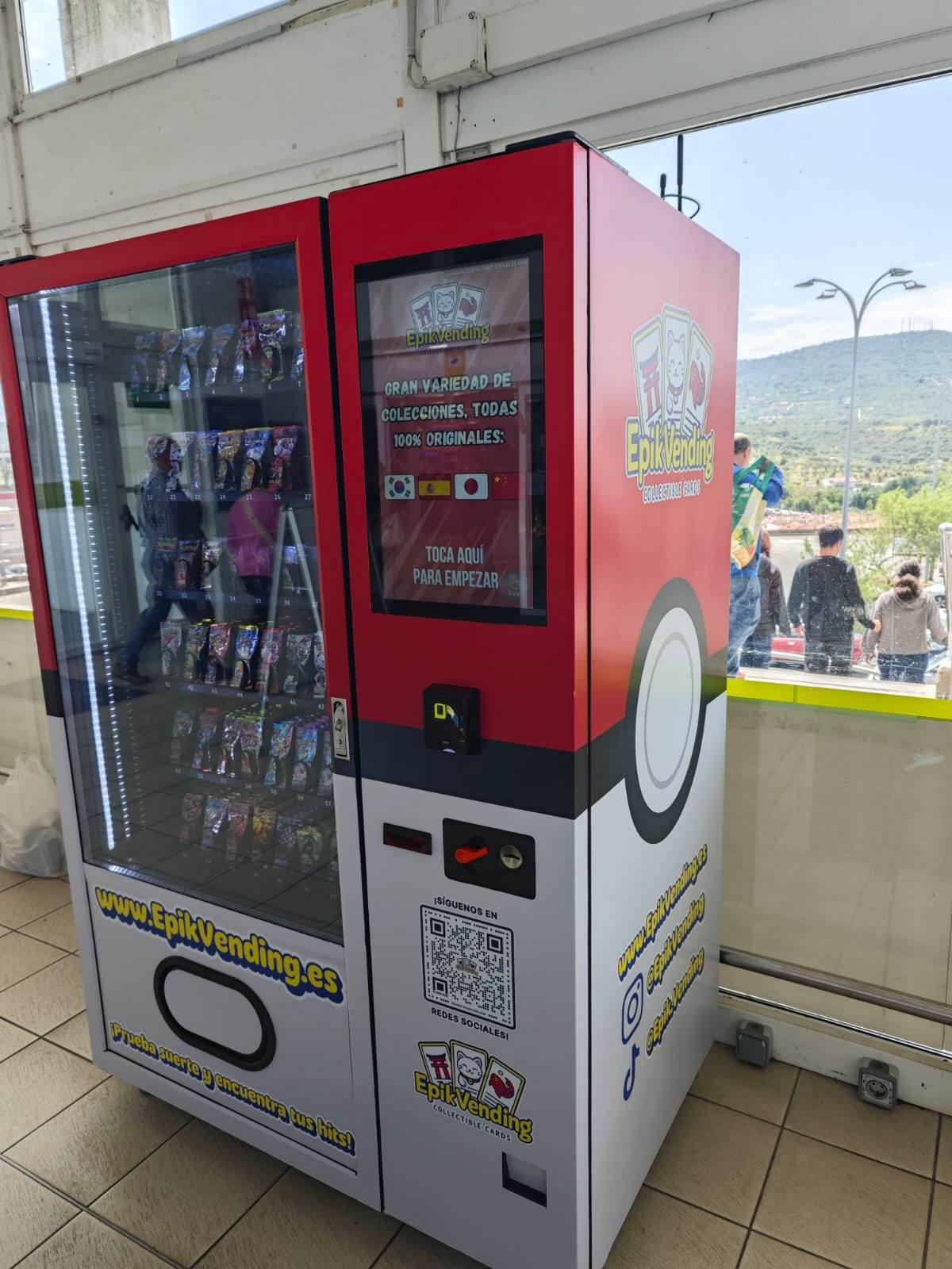 Pokemon Trading Card Vending Machine in Spain: Software-Driven Retail for Collectibles