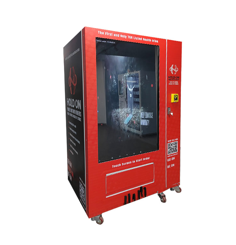 weimi smart drink vending machine with 55 inch big touch screen
