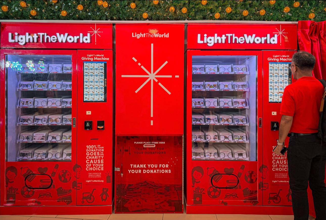 Weimi giving machine for church: light the world in a special way. giving machine price