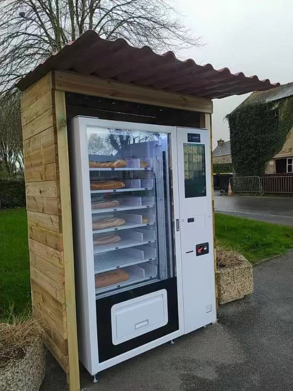 weimi smart bread baguette vending machine in France