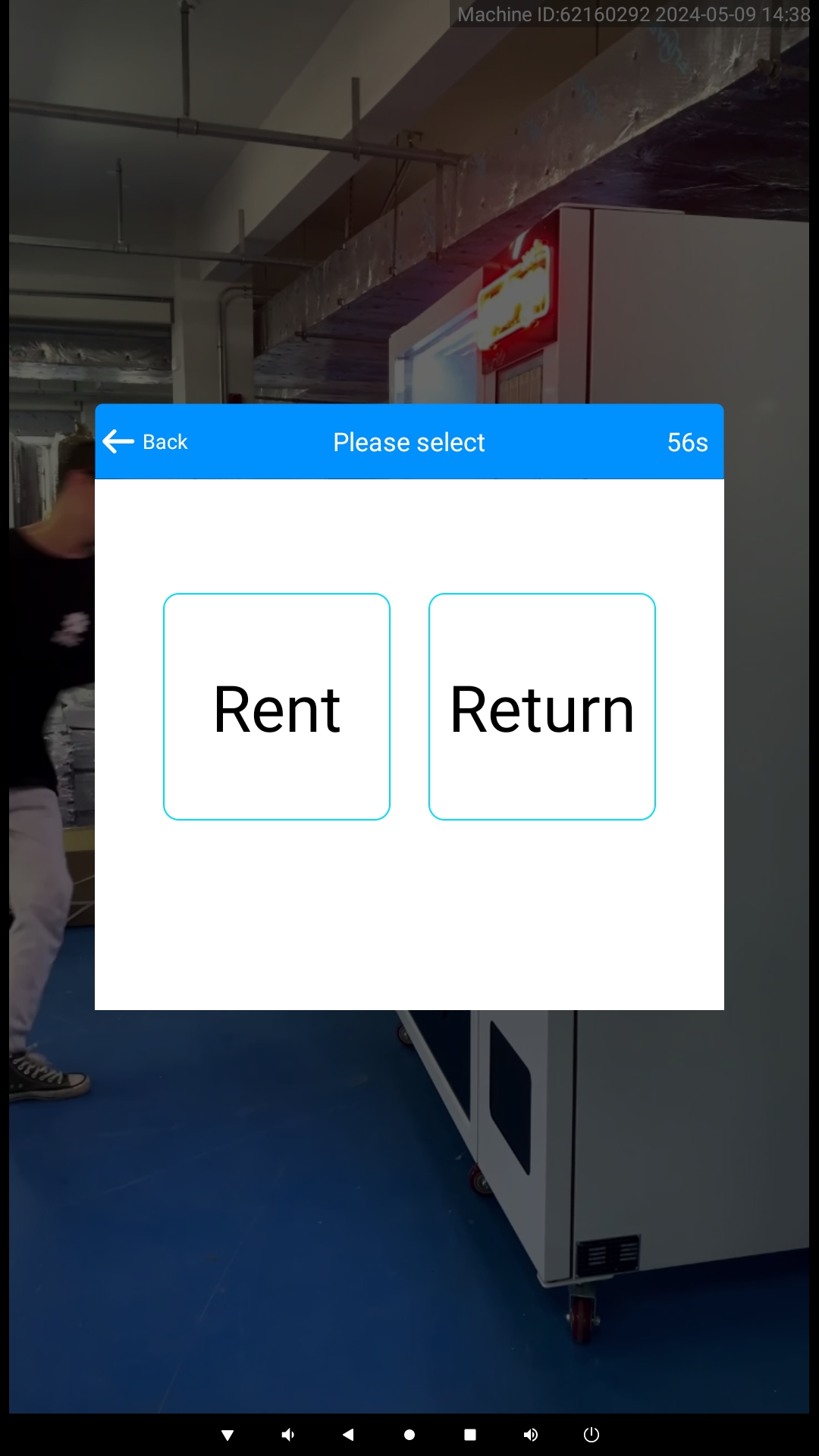 Vending Machine for Renting Sports Equipment and More