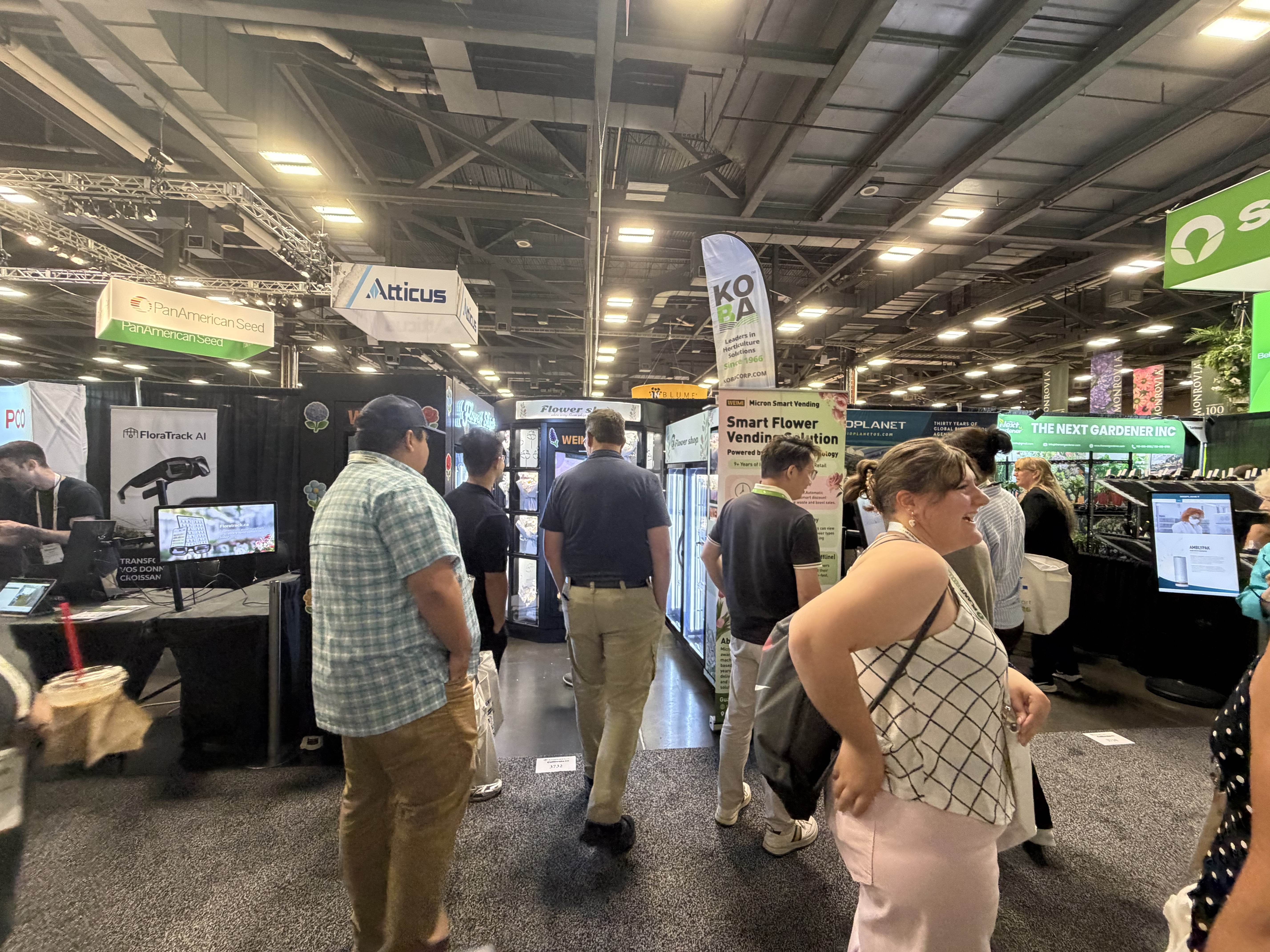 Weimi smart vending at the Greater Columbus Convention Center 2026 in US