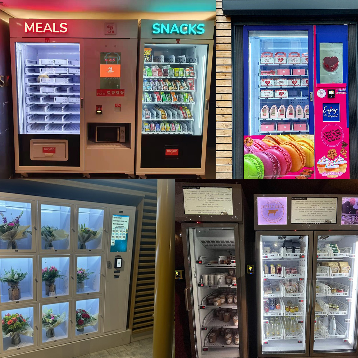 smart vending machines for different products