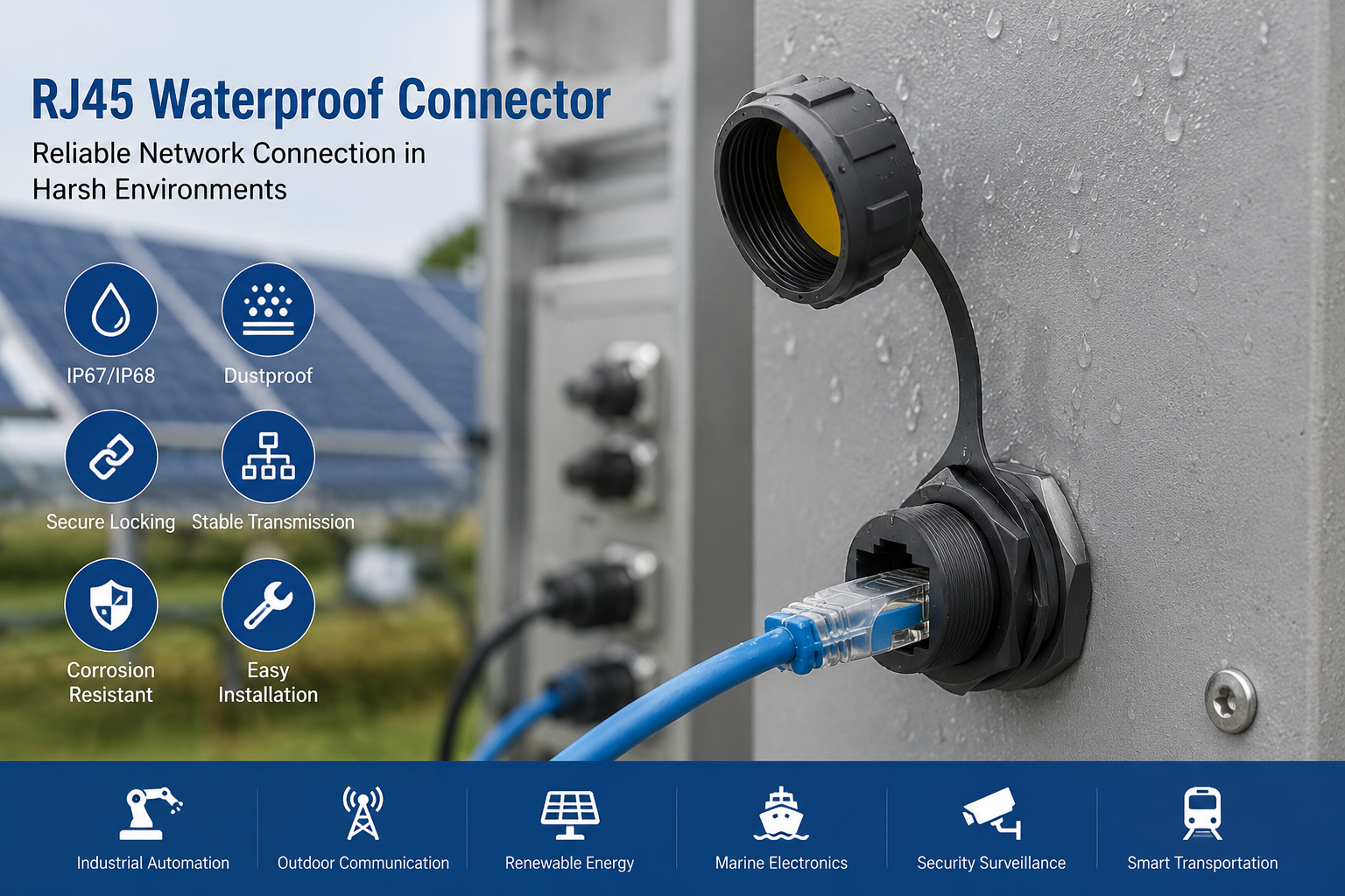 RJ45 Waterproof connector