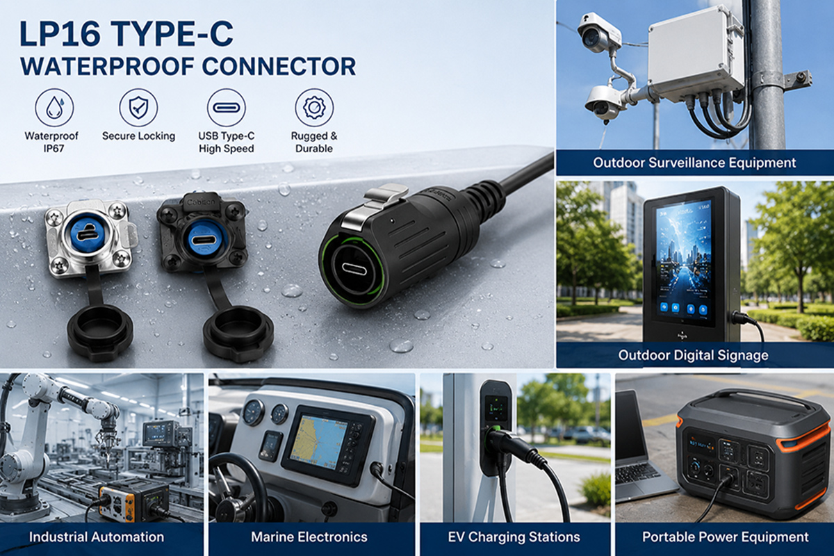 LP16 TYPE C Waterproof Connector