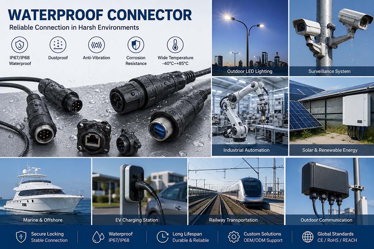 Industrial Waterproof Connector