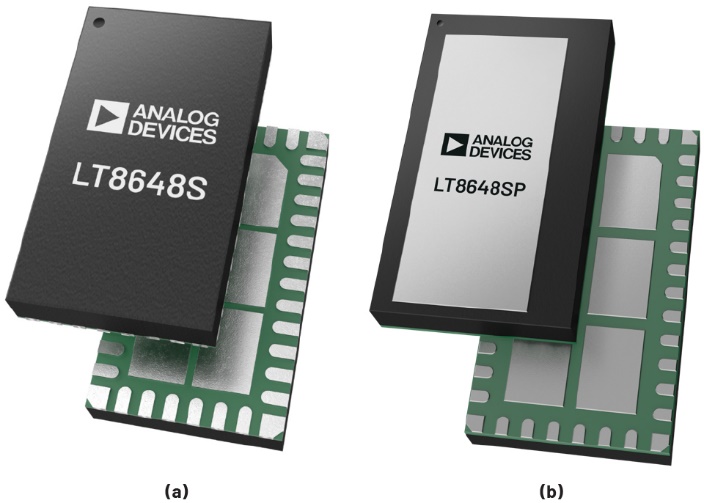 Figure 3: (a) The surface of the LT8648S; (b) The surface of the LT8648SP