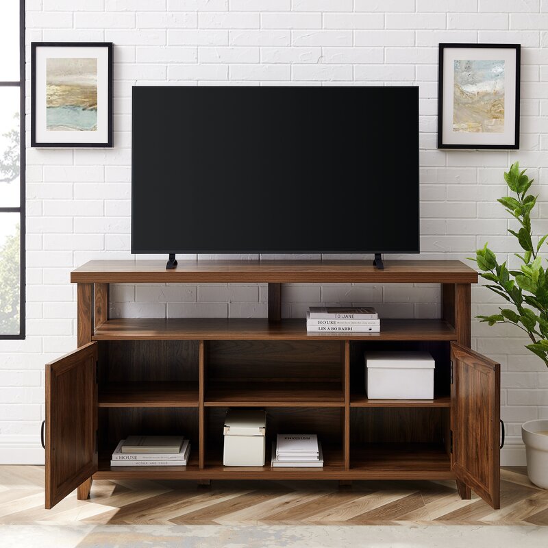 Durable retro TV cabinet storage