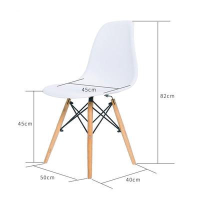 Acrylic chairs in modern interior
