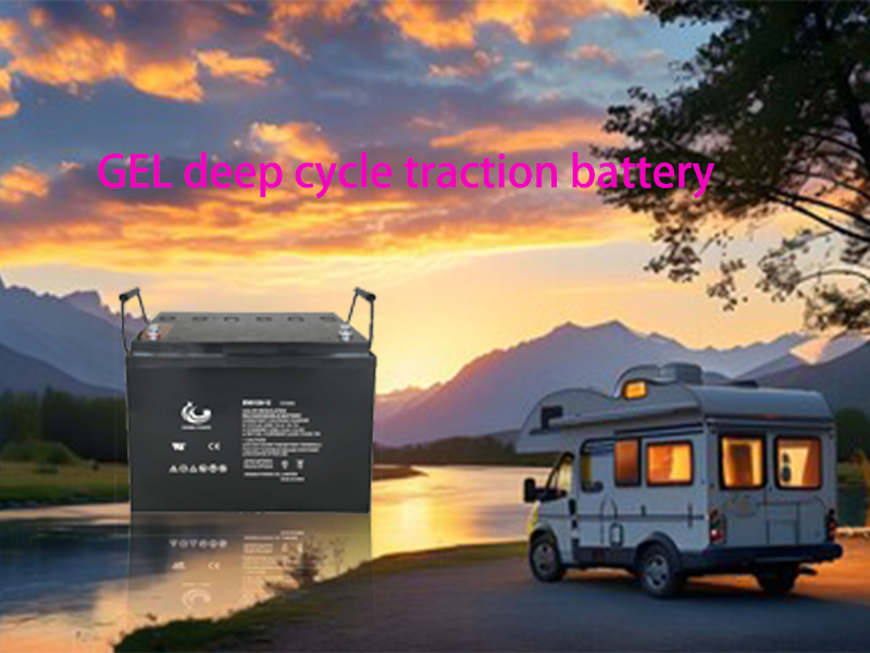 GEL deep cycle traction battery