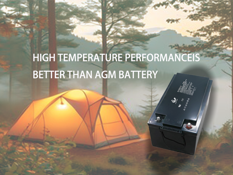 GEL deep cycle traction battery