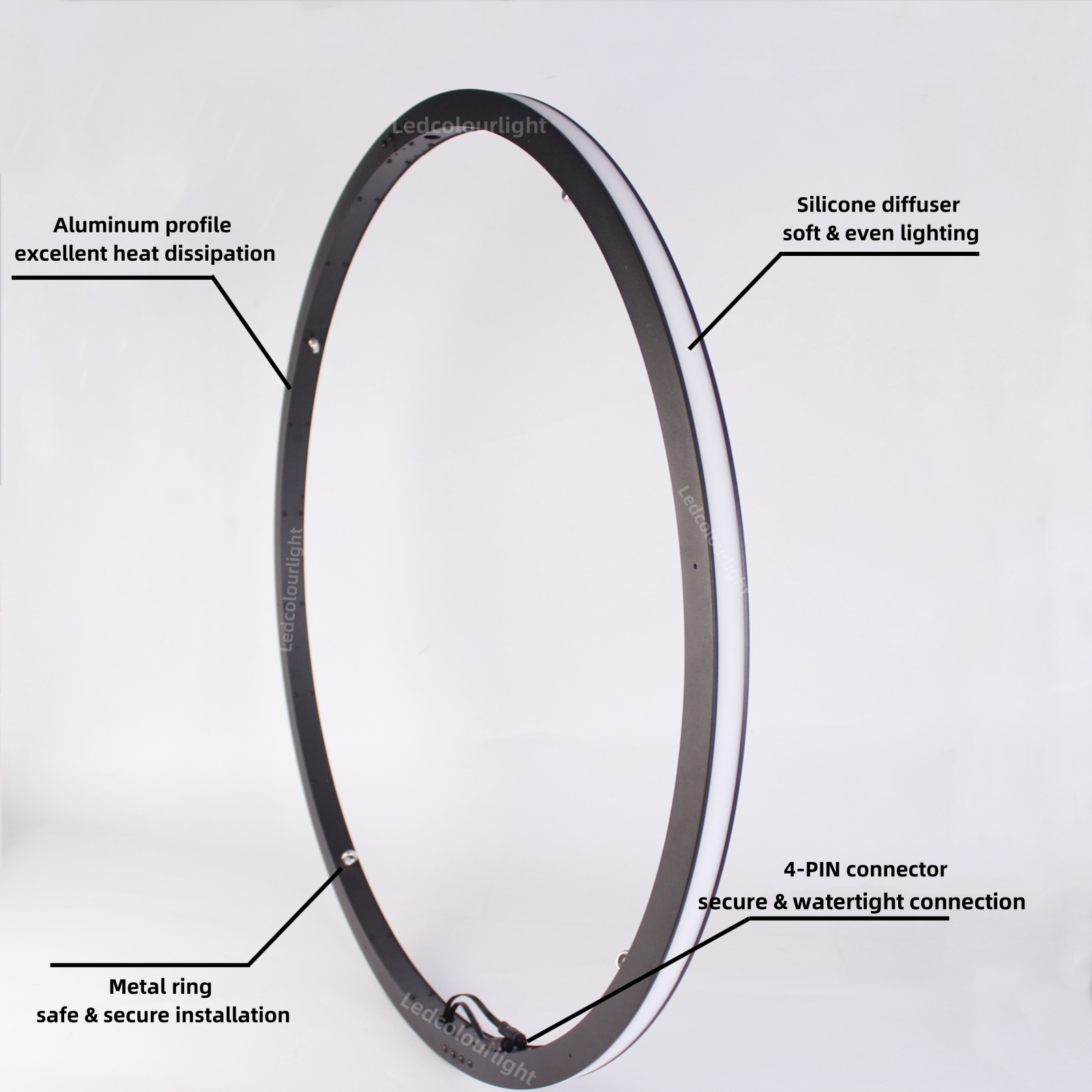 1m led pixel rings