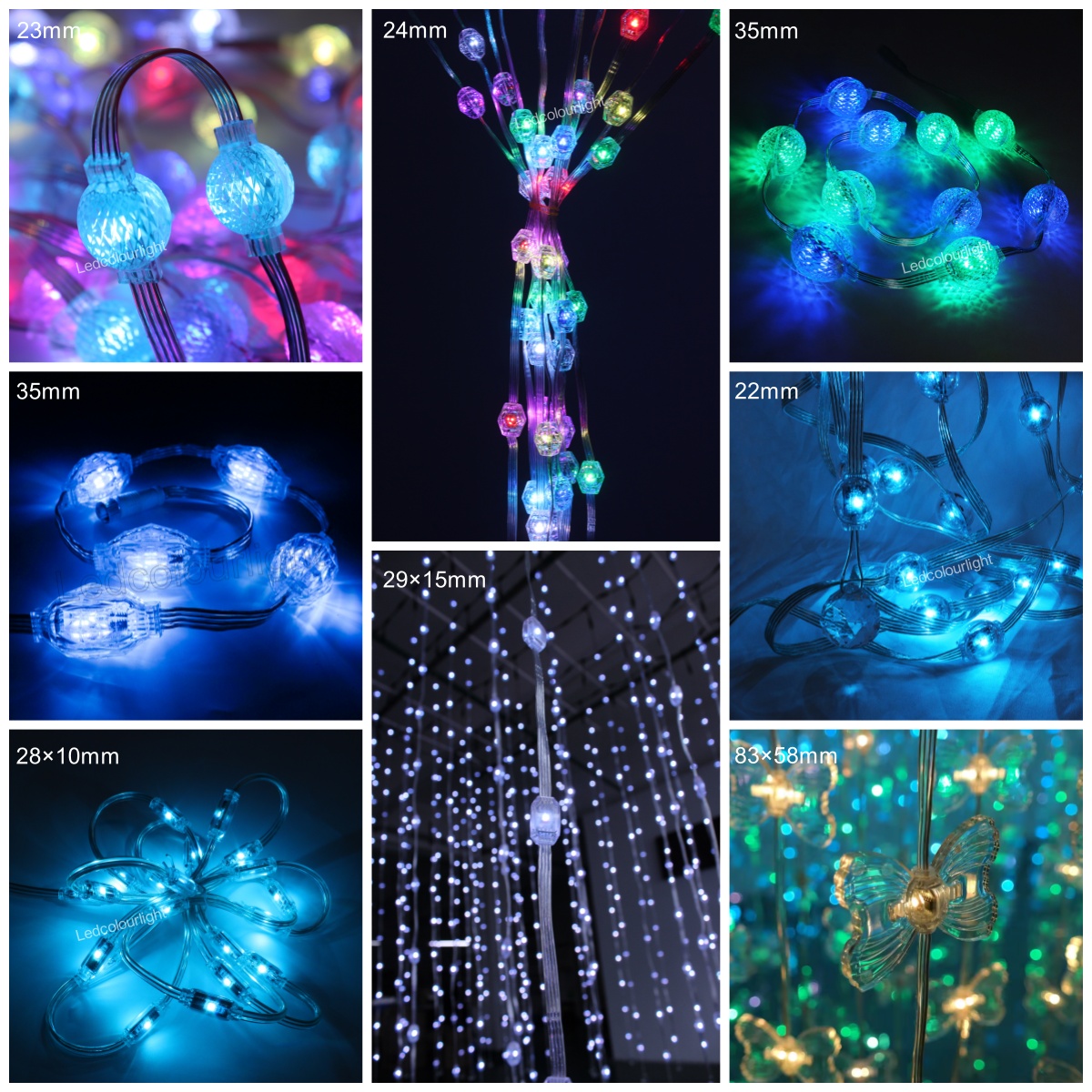 dmx string lights