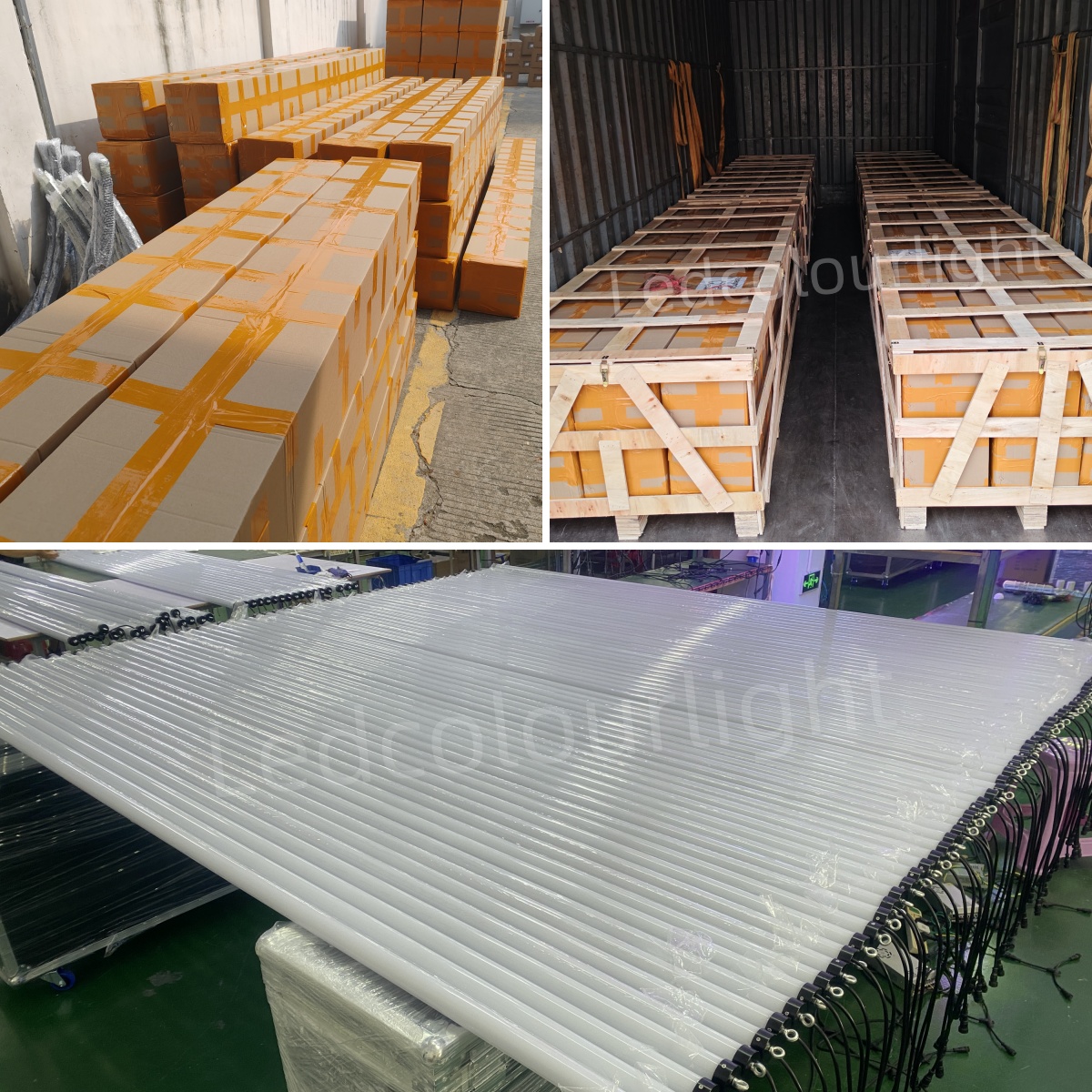800 sets of programmable led tube lights