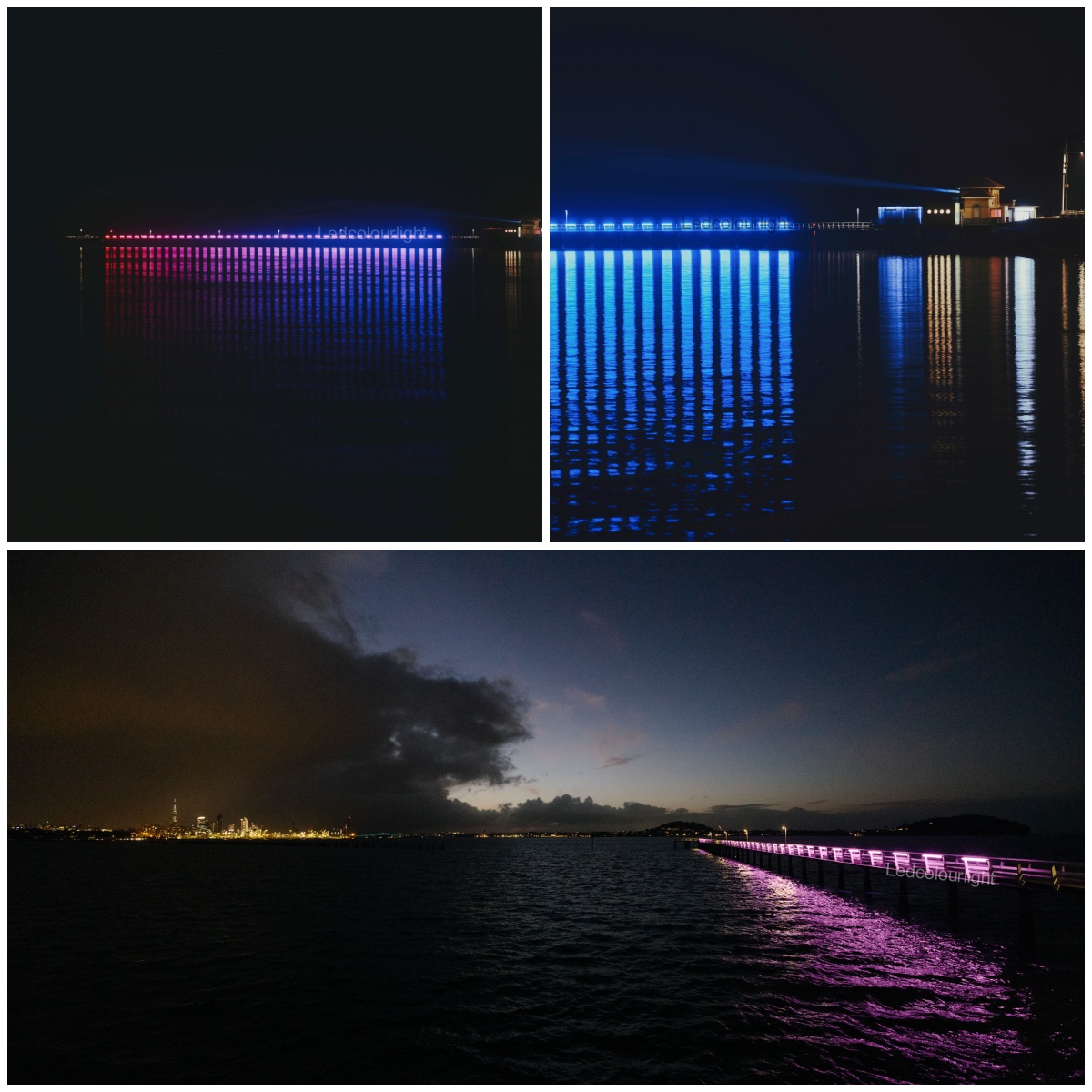 100mm dmx tube lights for New Zealand Coastal decoration