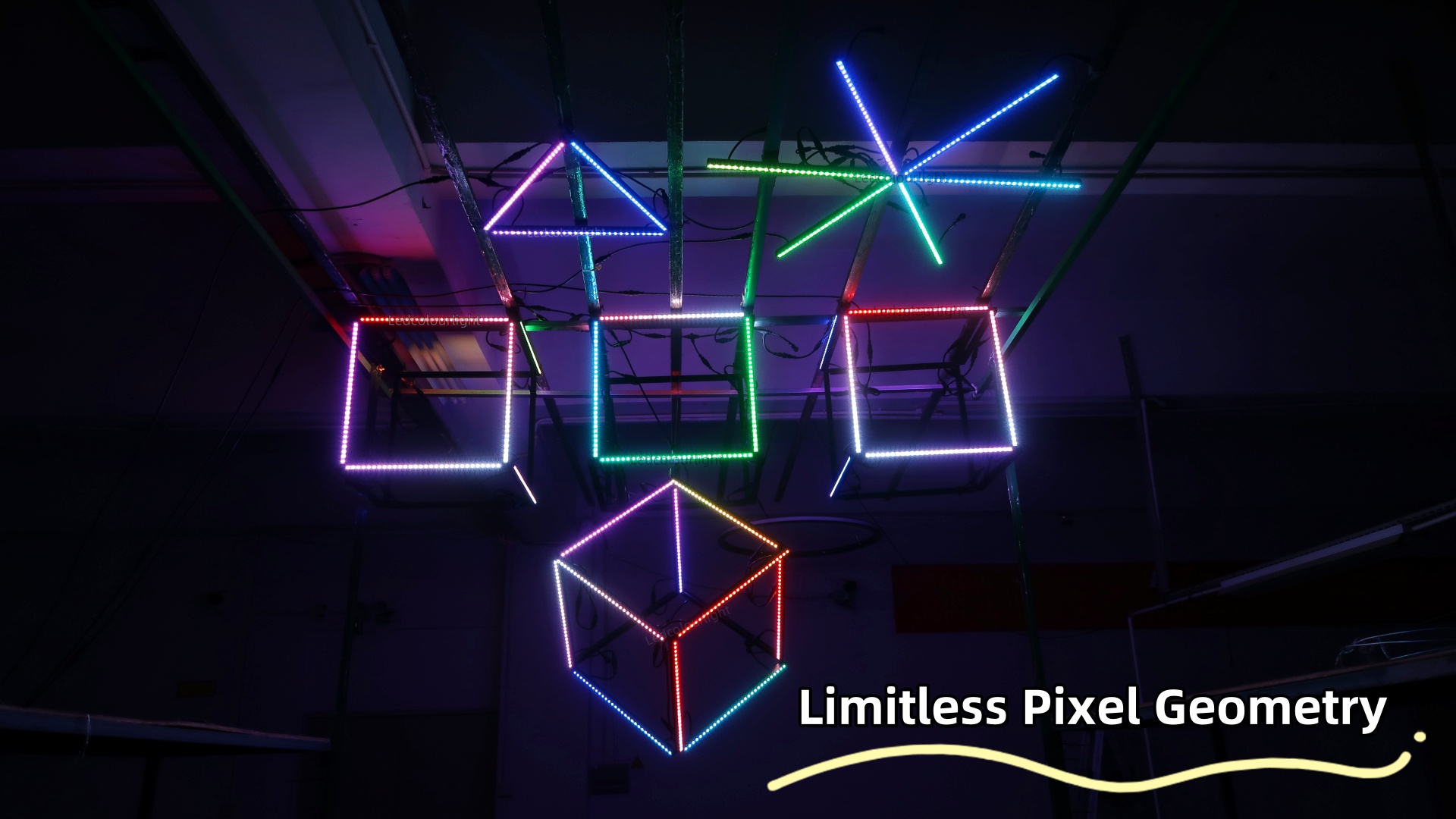 20mm Pixel LED Bars for Creative 3D Structures - Ledcolourlight