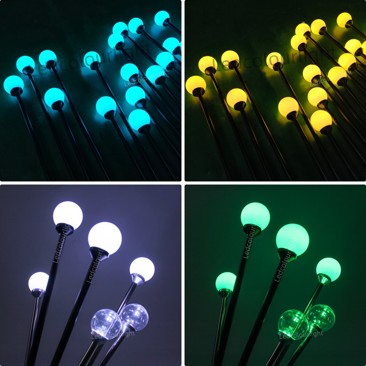 led landscape lights - 45mm rgb ball