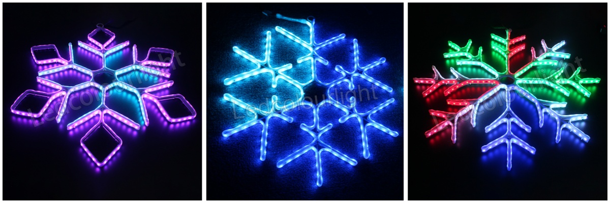 rgb led snowflake light from Ledcolourlight