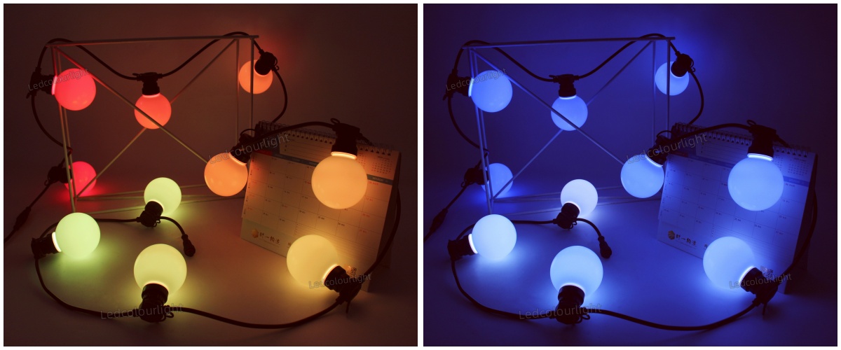 new 80mm RGB festoon lights from Ledcolourlight