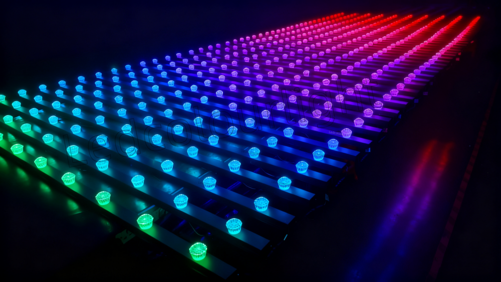 Ledcolourlight 40mm LED Diamond Lights with Aluminum Channel System