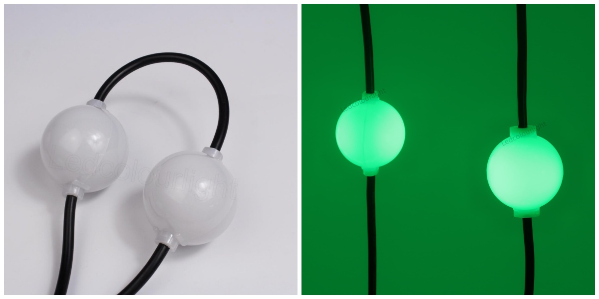 50mm led ball string lights