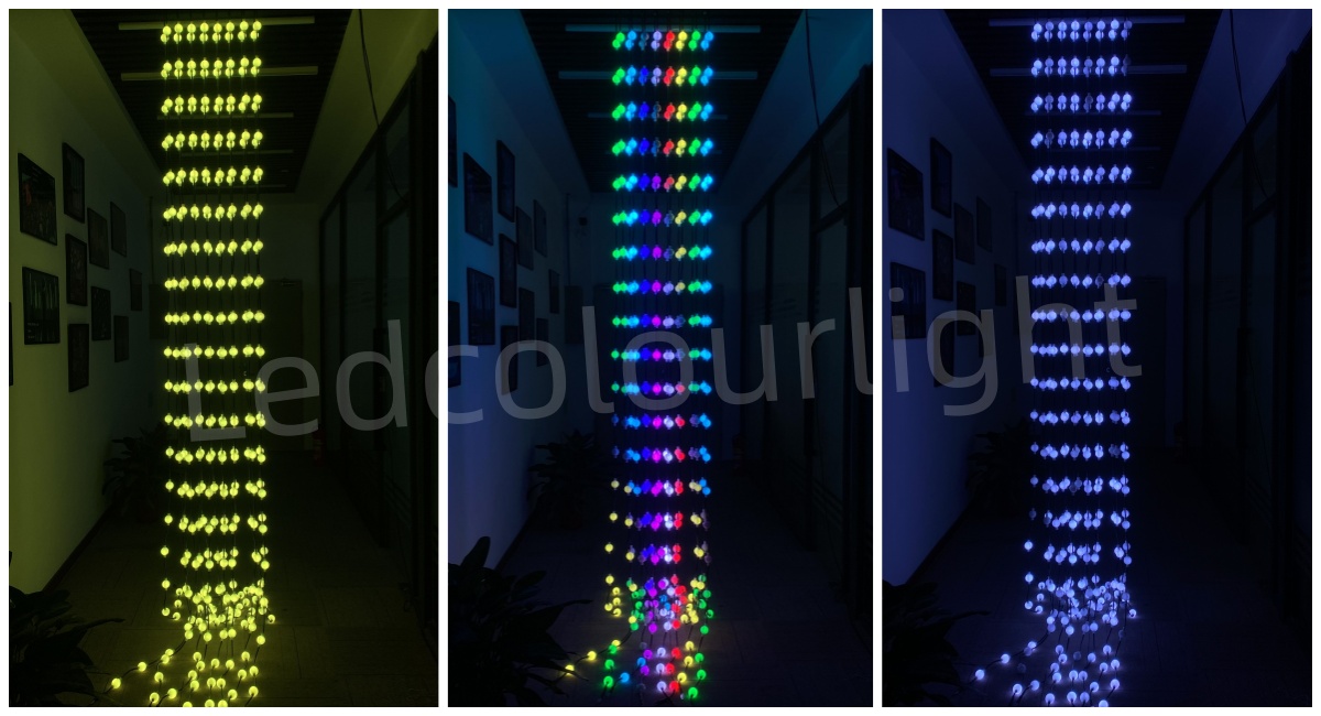36mm pixel dmx led strings for stage design