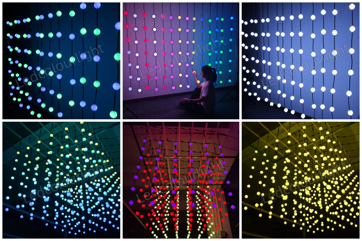 50mm outdoor ball string lights
