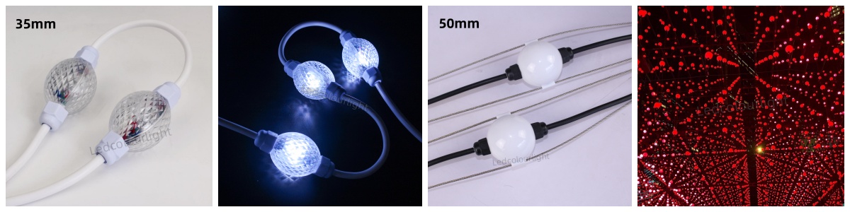 dmx rgb pixel light strings