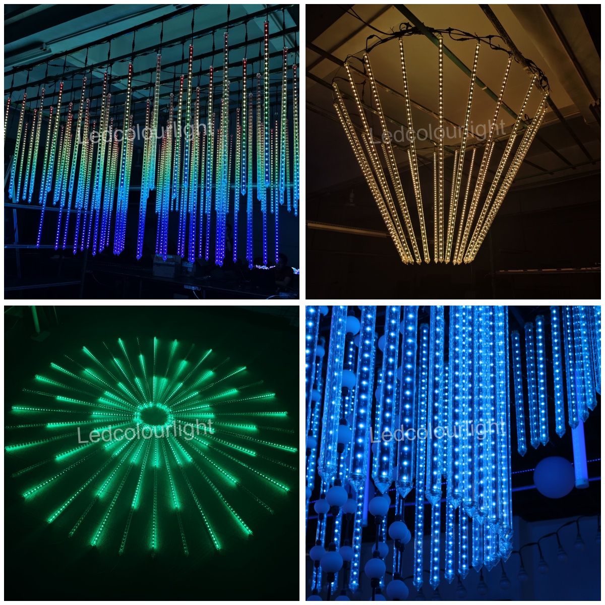 led meteor lights