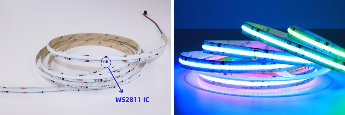ws2811 cob strips
