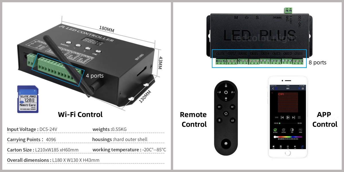 WIFI LED Controllers