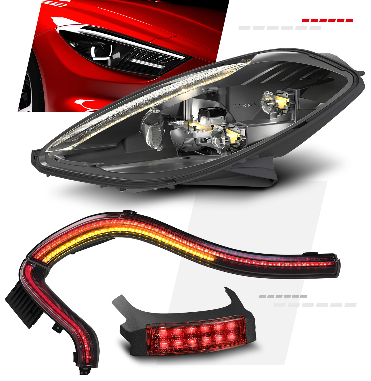 custom headlights