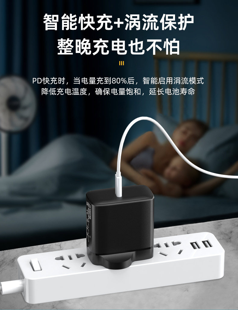 总之,65W氮化镓充电器是重视效率、可靠性和快速充电的任何人旅程中的完美伴侣。它简化了您的充电需求,紧凑便携,并为您所有的设备提供安全快速的充电。如果您经常旅行,那么您应该投资于这个改变游戏规则的设备。与臃肿的充电器和无电设备告别,和65W氮化镓充电器一起迎接无压力的旅行体验吧!